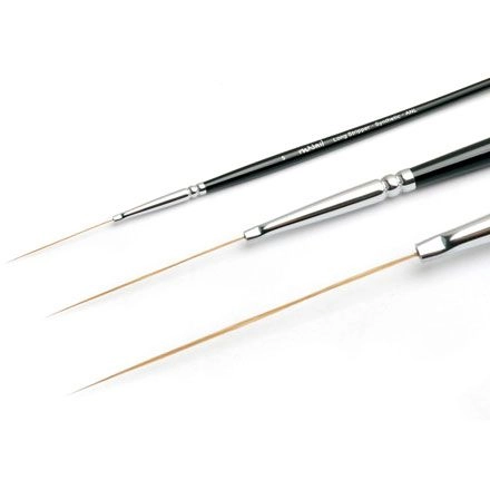 картинка RuNail Кисть для дизайна LONG STRIPPER SYNTHETIC ANL #5 от магазина Hit-Nail.ru